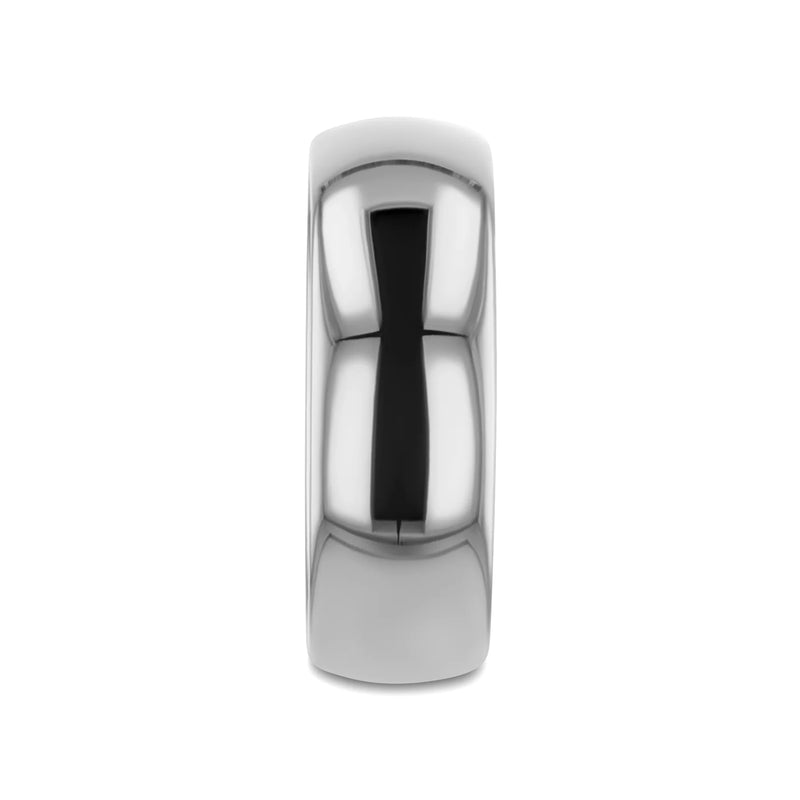 Reviancy Domed Highly Polished Tungsten Carbide Wedding Ring - 2mm - 12mm