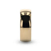 Perseus gold-plated titanium ring, front view