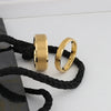 Alexandria gold-plated tungsten ring, detail view