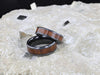 Delphi black titanium black walnut wood ring, box packaging