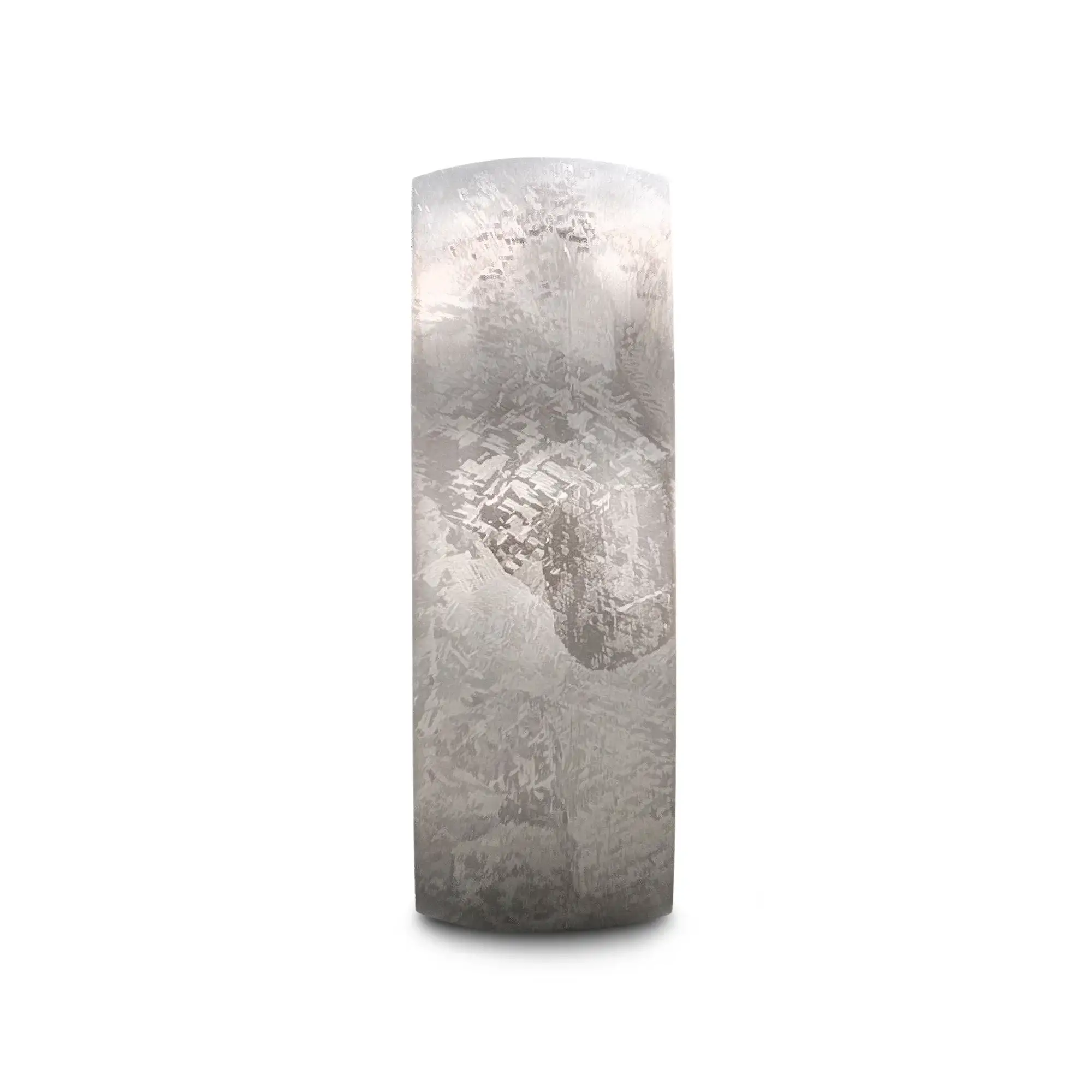 Draco titanium meteorite ring, front view