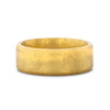 Theron gold-plated titanium meteorite ring, flat lay