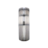 Pala Tungsten Carbide Ring with Domed Center Groove and Brush Finish - 6mm & 8mm