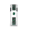 Tungsten Carbide Ring with Black & Green Carbon Fiber and Green Emerald - 8mm