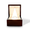 Gilead light-up dark wood ring box, closed