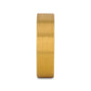 Ithaca gold-plated brushed tungsten ring, worn on hand