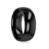 Kratos black titanium ring, side view